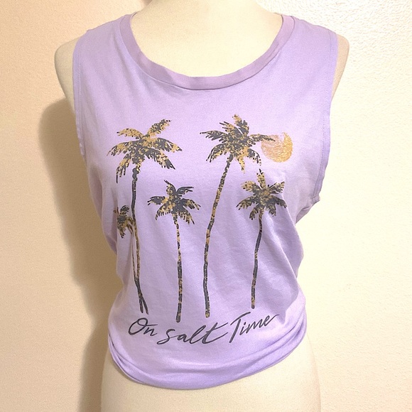 Salt Life Tops - Salt Life On Salt Time Tank Top Lavender M